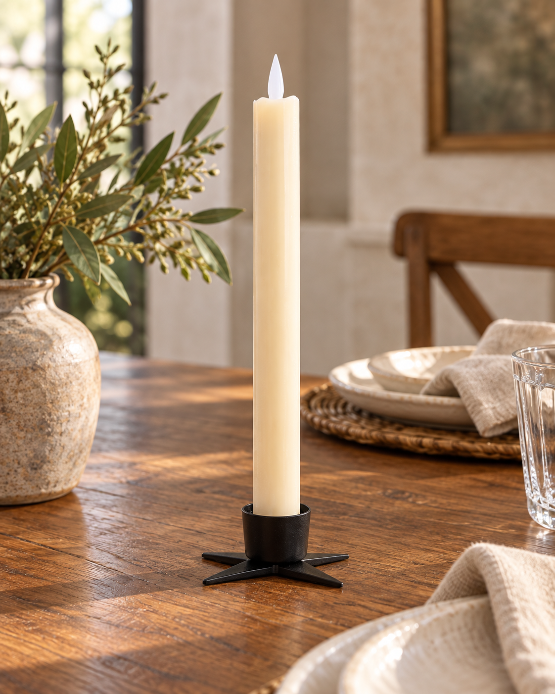 Basic Flameless Candle 10"