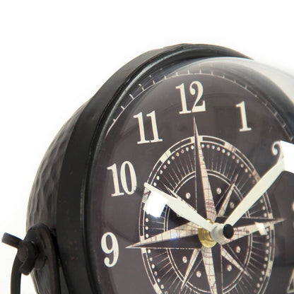 Black Round Iron Clock
