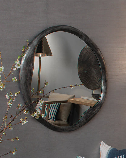 Organic Round Mirror