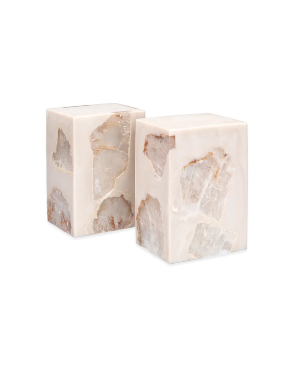 Mica Stone Bookends