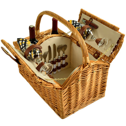 Vineyard Picnic Basket for 2