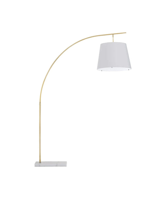 Cloister Floor Lamp, Brass, Large