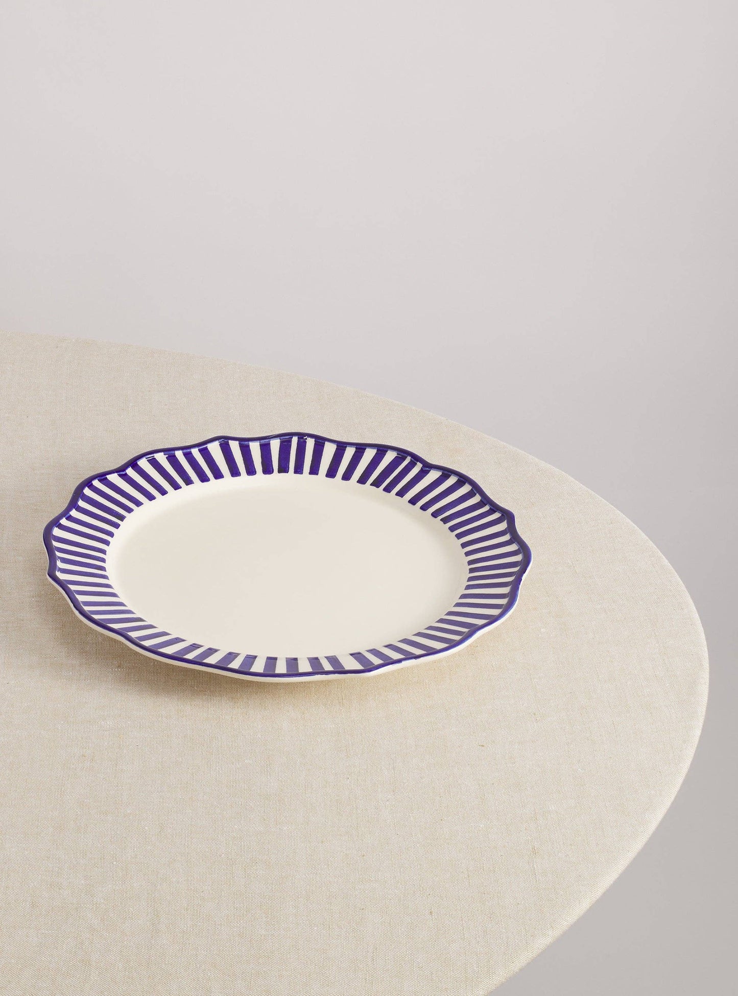 Riviera Hand-Painted Round Platter