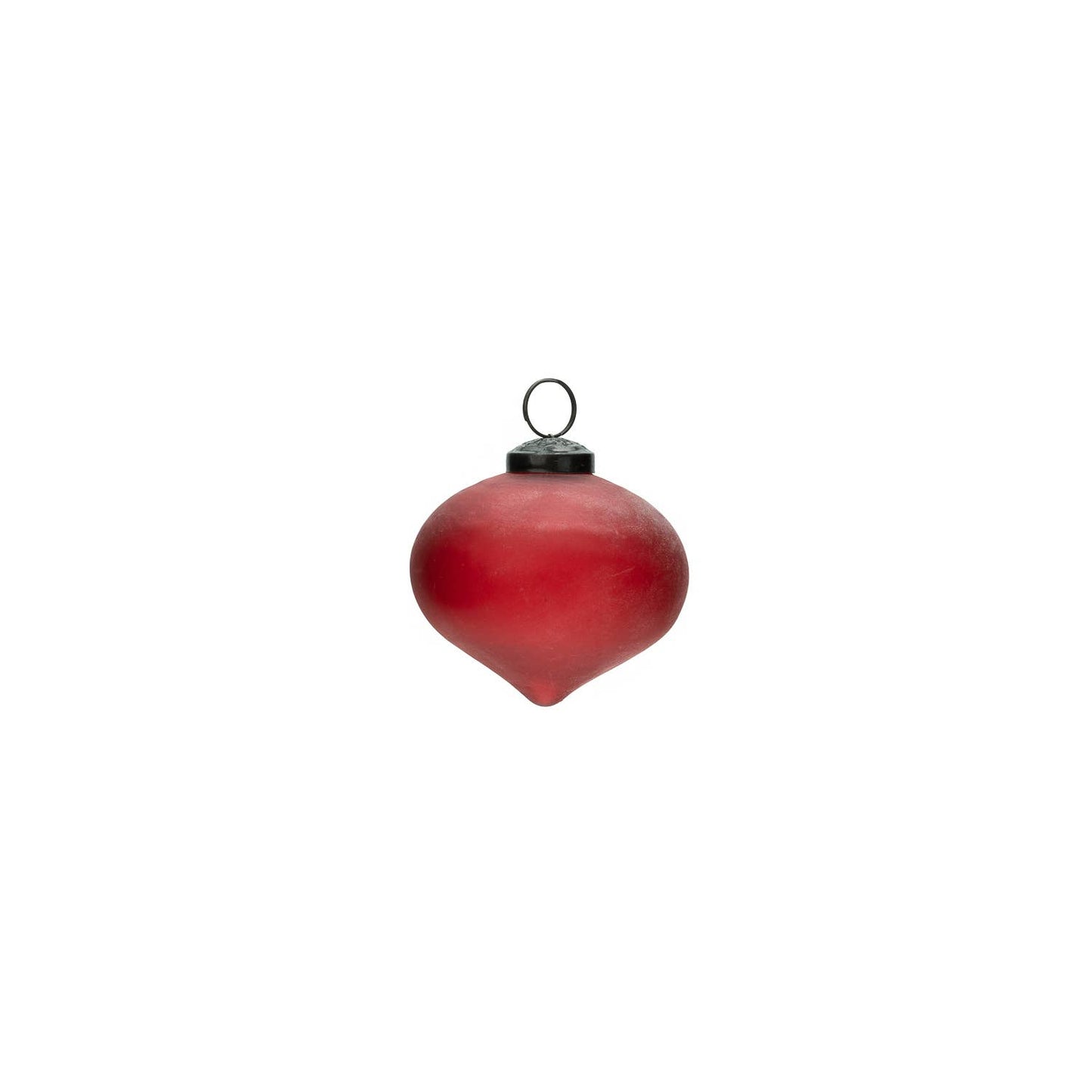 Round Finial Ornament, Red