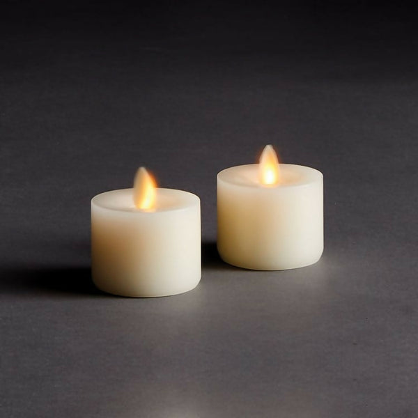 Moving Flame Tea Lights, Set of 2