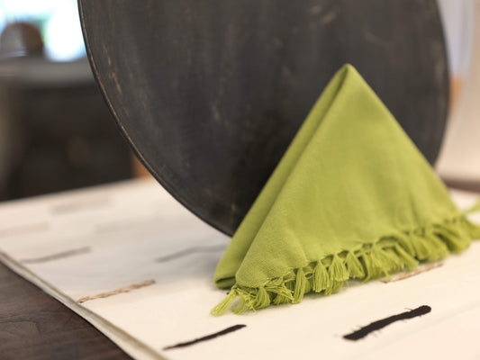 Kiwi Fringed Napkin