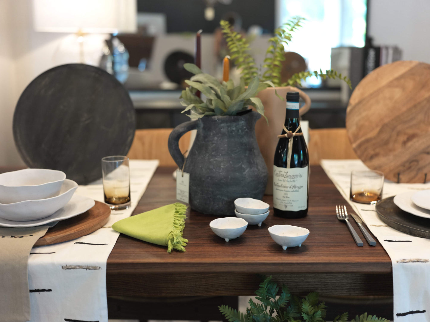 Kiwi Fringed Napkin