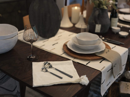 Ivory Tassel Napkin