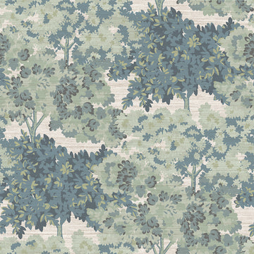 Canopy Toile Faux Grasscloth Peel and Stick Wallpaper