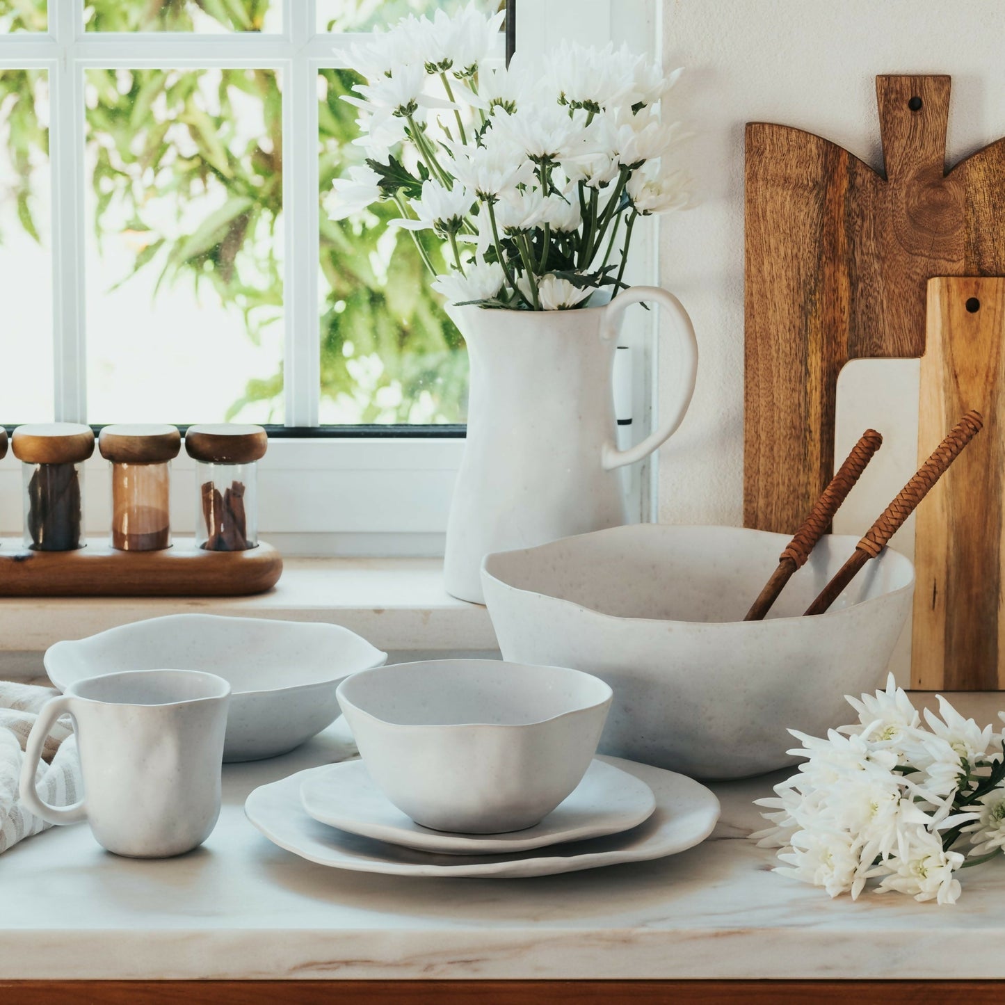 Nature Shape Pasta Plates