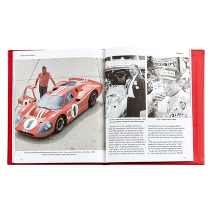 Ford VS Ferrari Leather Coffee Table Book