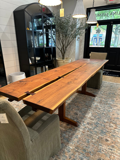 Live Edge Walnut Dining Table