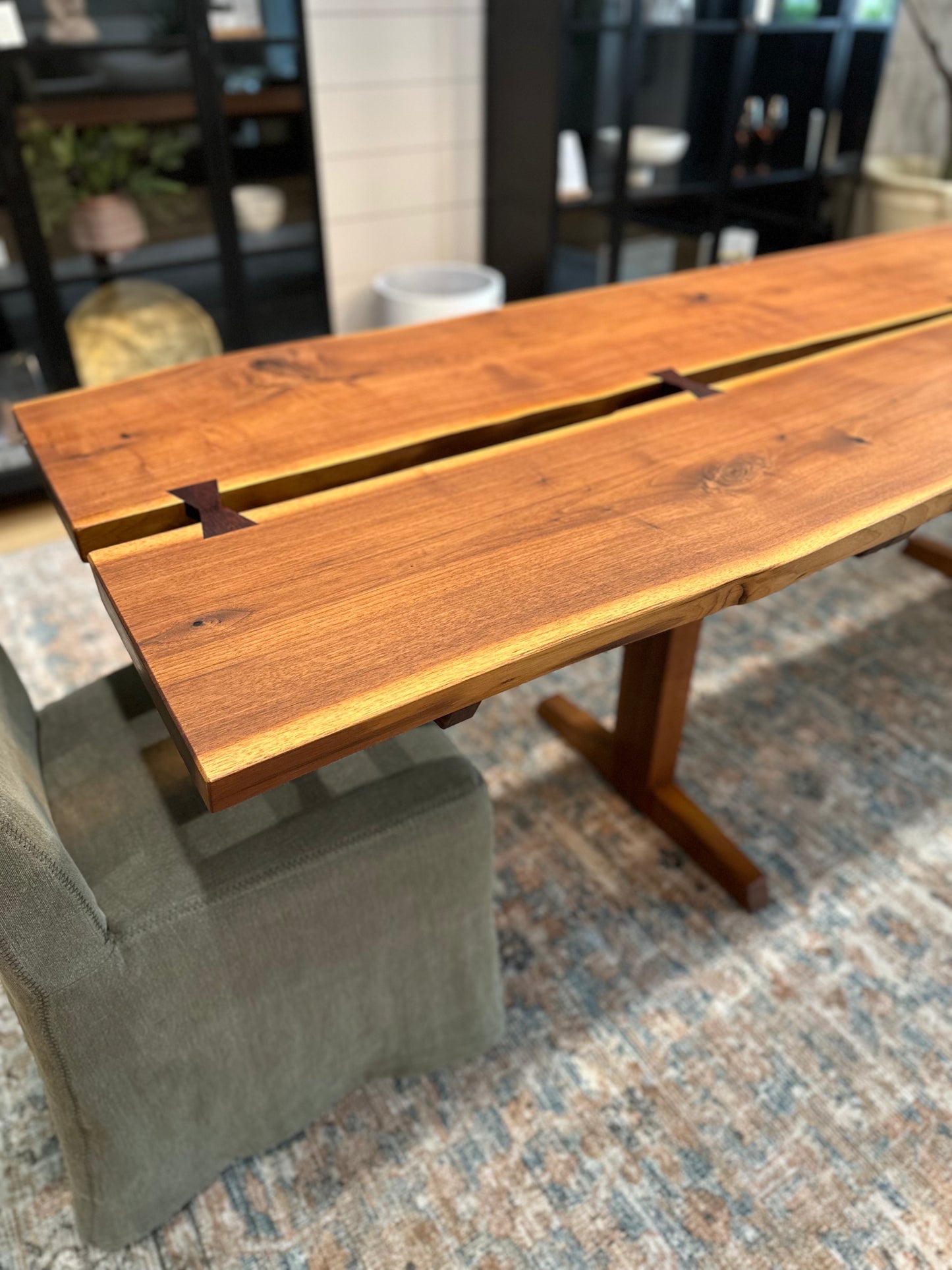 Live Edge Walnut Dining Table