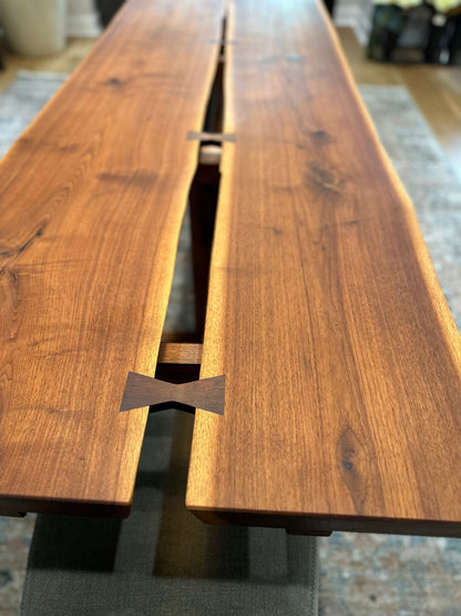 Live Edge Walnut Dining Table