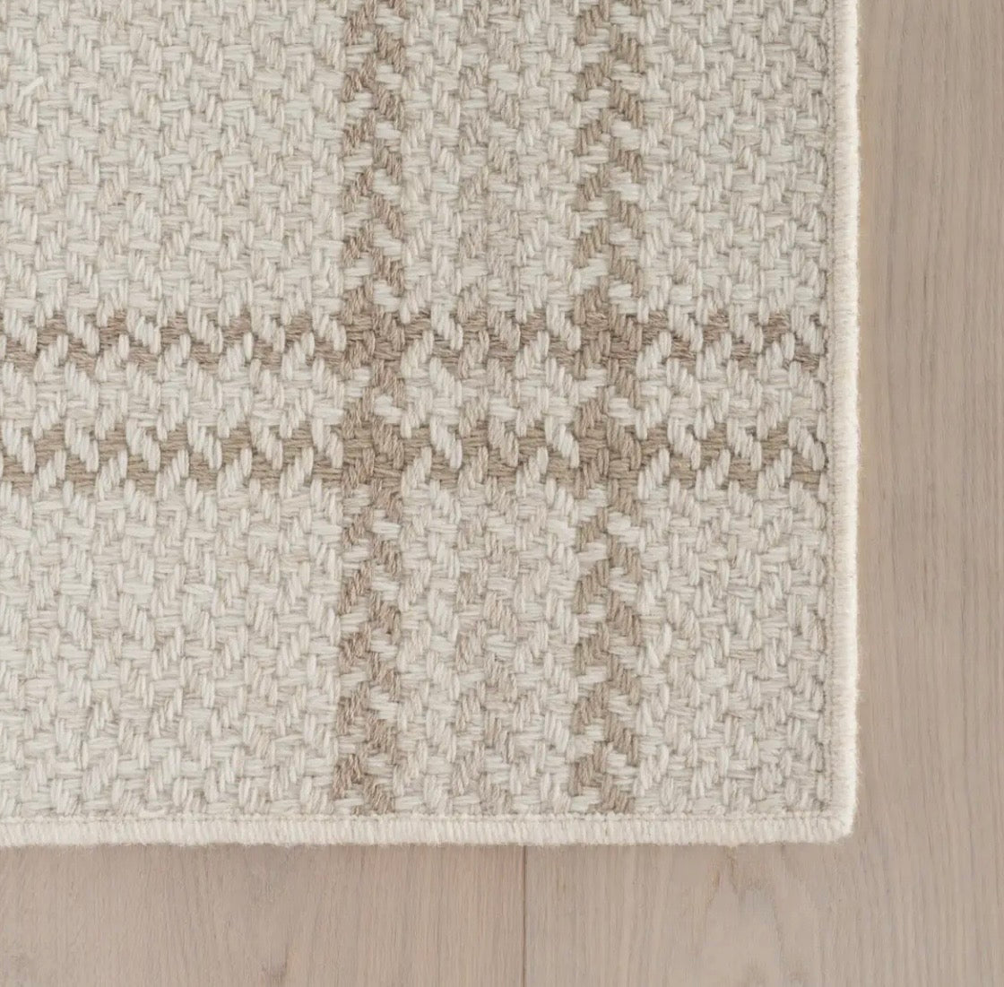 Rhona Plaid Woven Wool Custom Rug
