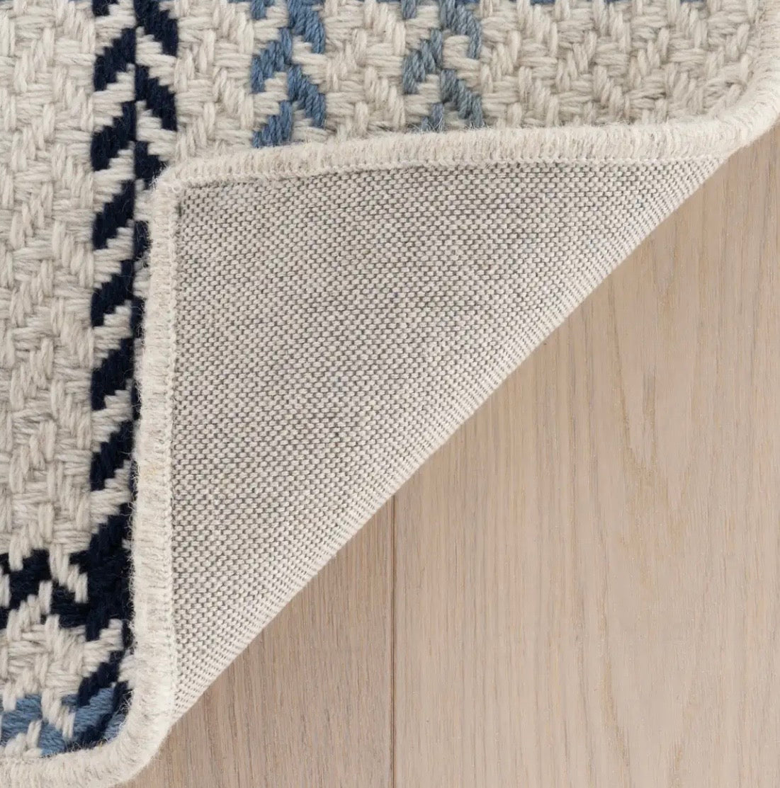 Rhona Plaid Woven Wool Custom Rug
