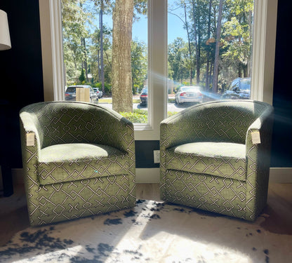 Moss Home Mason Swivel Chair