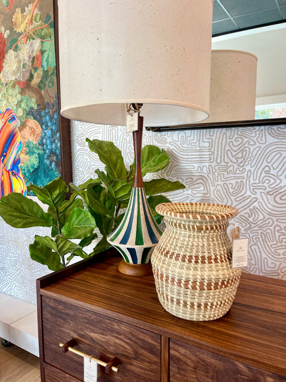 Authentic Gullah Sweetgrass Vase
