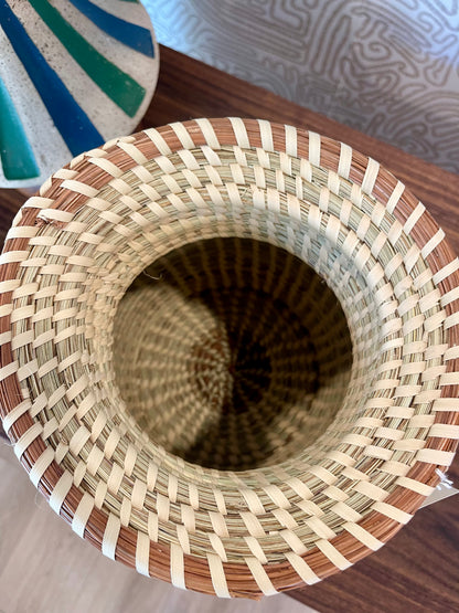 Authentic Gullah Sweetgrass Vase