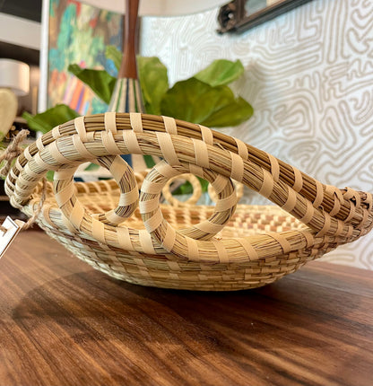 Authentic Gullah Large Sweetgrass Basket