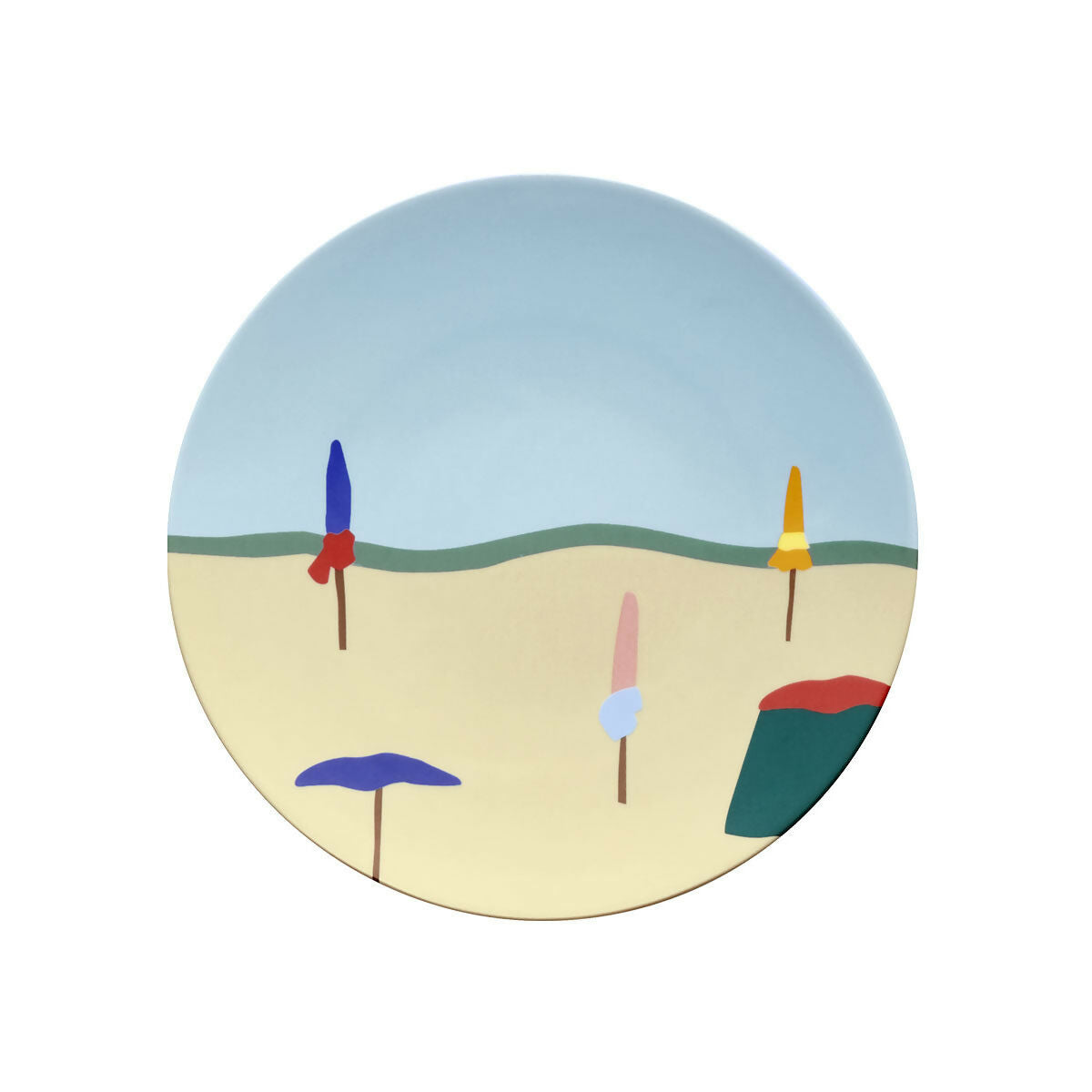 DESTINATION MER Round Plate Set