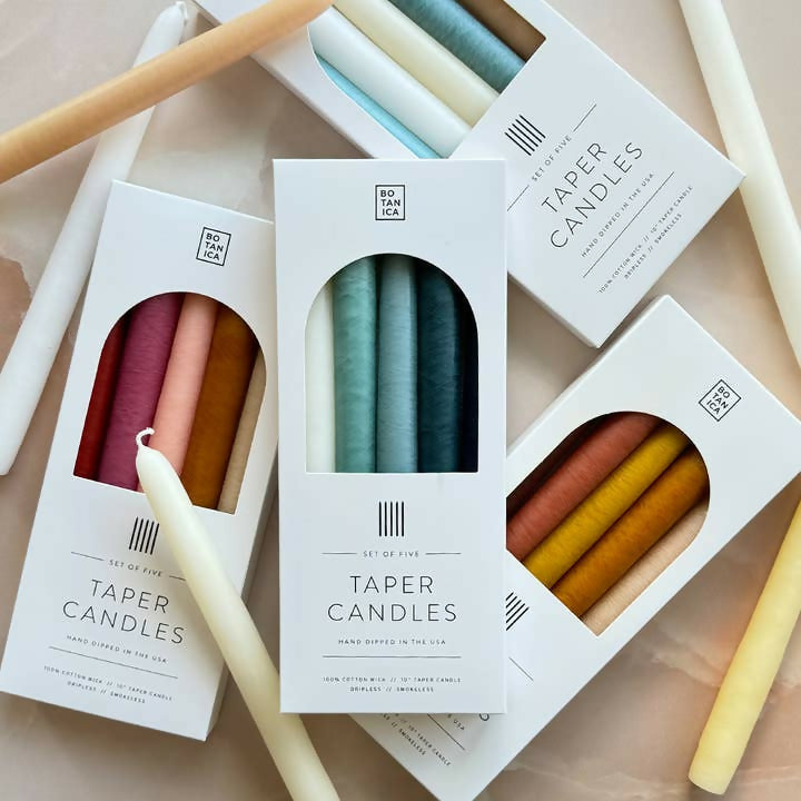 Elemental Zodiac Taper Candles | Air