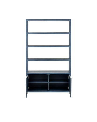 Santos Vintage Navy Storage Shelving Unit