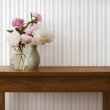 Nautical Stripe Peel and Stick Wallpaper