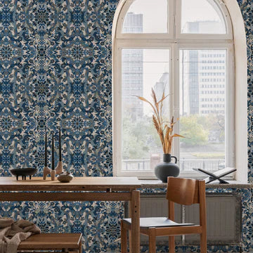 Ornate Medallion Peel and Stick Wallpaper