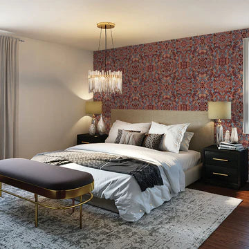Ornate Medallion Peel and Stick Wallpaper