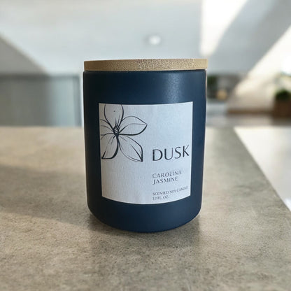 Carolina Jasmine's Custom Scent of DUSK Soy Candle 12 oz