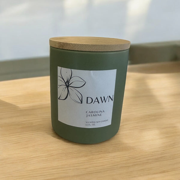 Carolina Jasmine's Custom Scent of DAWN Soy Candle