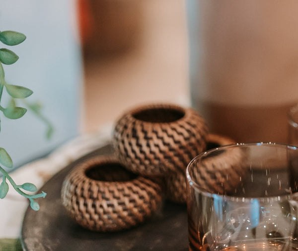 Woven Rattan Napkin Ring