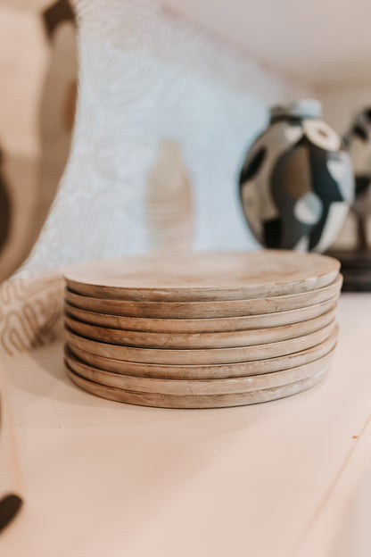 Wood Charger - White