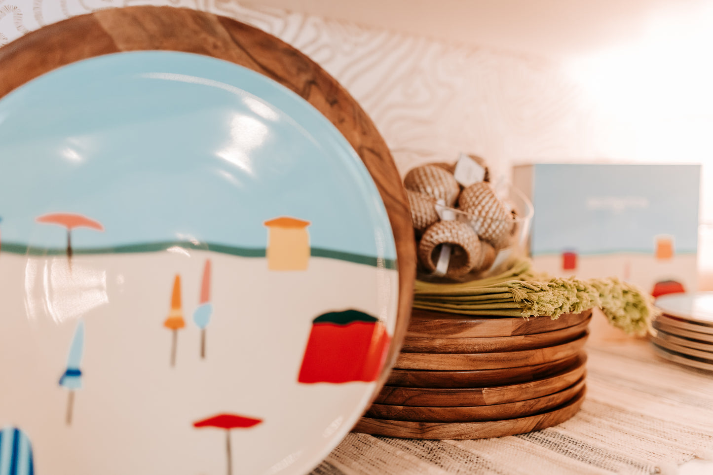 Round Shared Plate - Pie Dish
