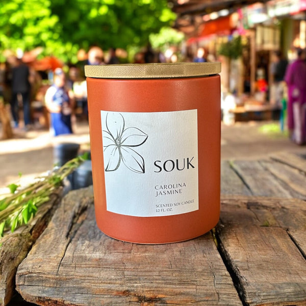 Carolina Jasmine's Custom Scent of SOUK Soy Candle