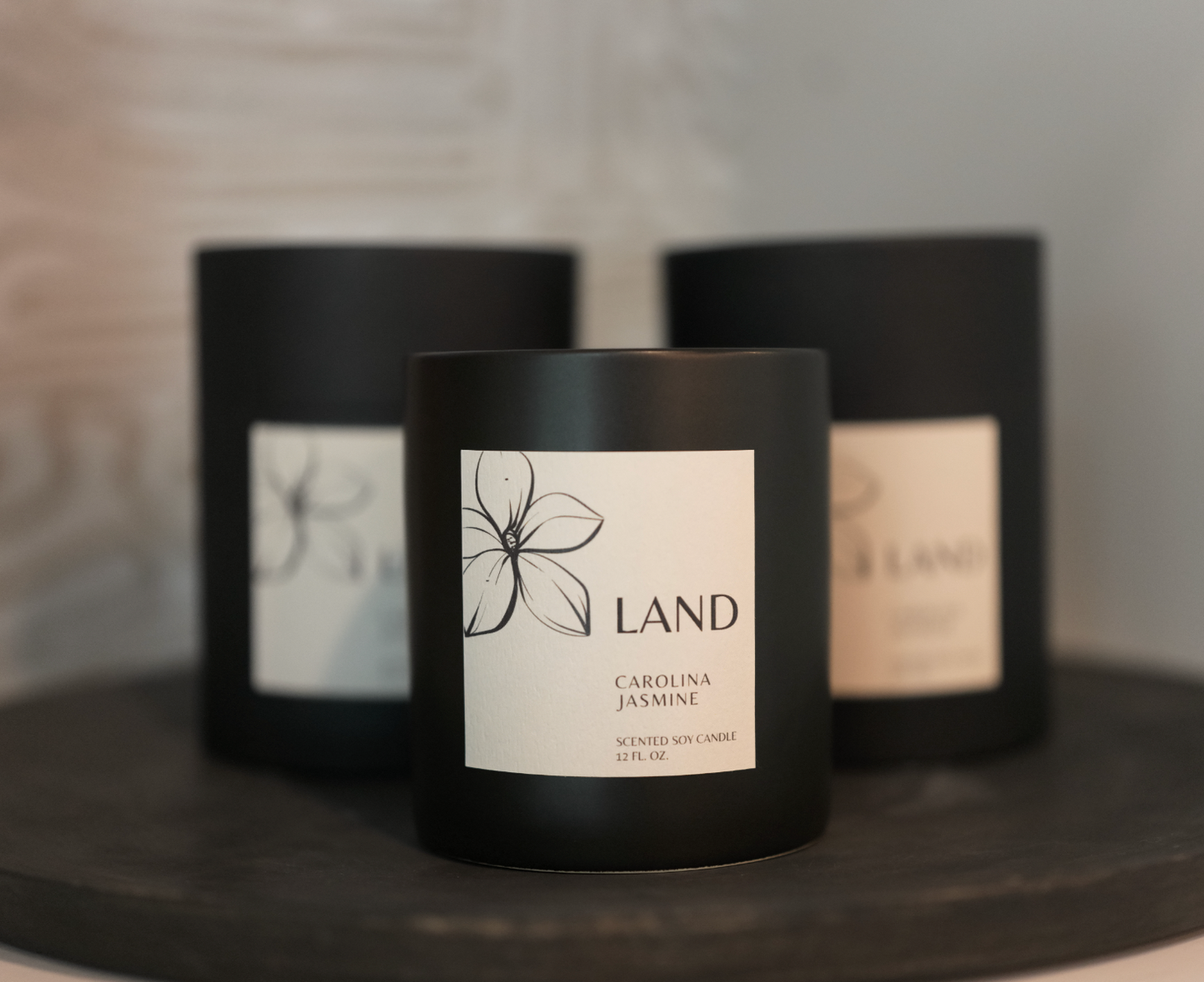 Carolina Jasmine's Custom Scent of LAND Soy Candle