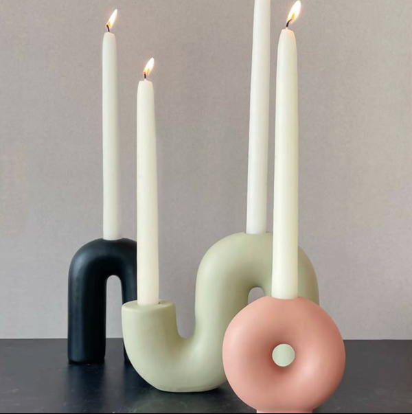 Clay Donut Taper Holder