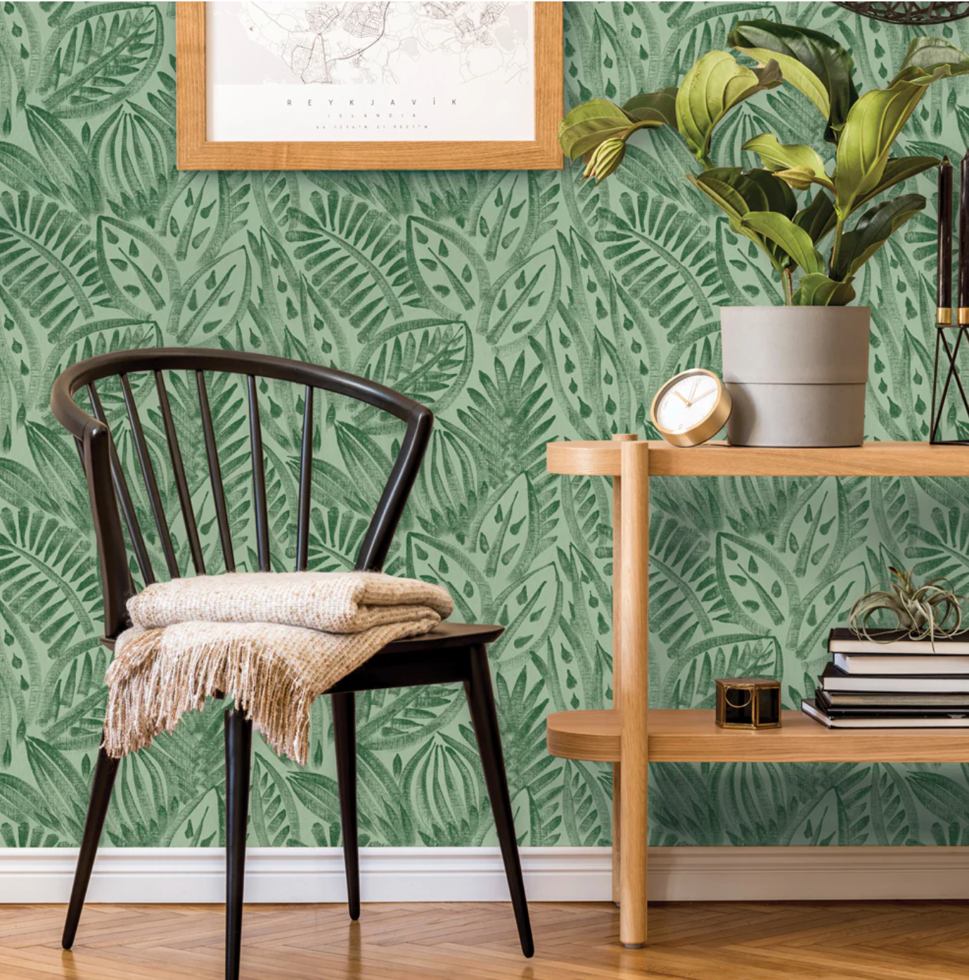 Canvas Palm Green Grove
