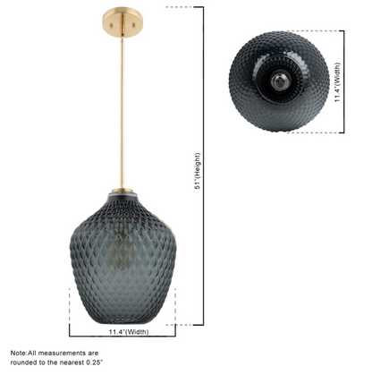 Lavine Handblown Glass Mini Pendant