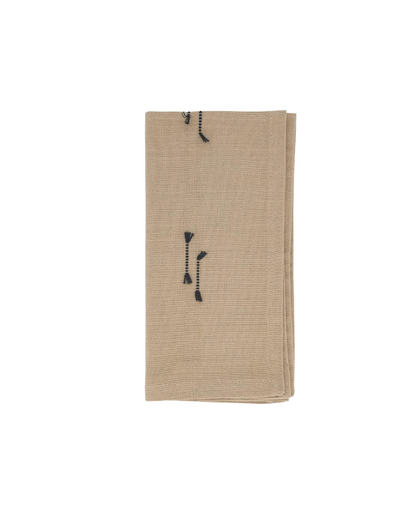 Fringe Line Napkin - Natural