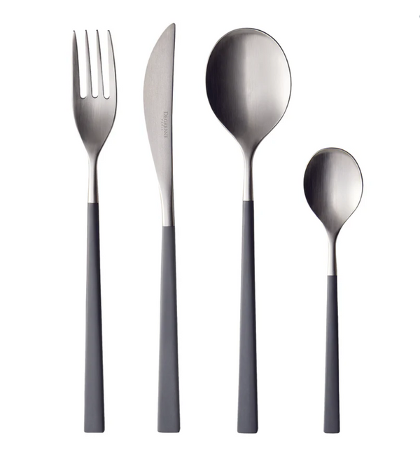 Fuse Flatware Set, Gray