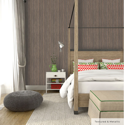Faux Grasscloth Peel and Stick Wallpaper