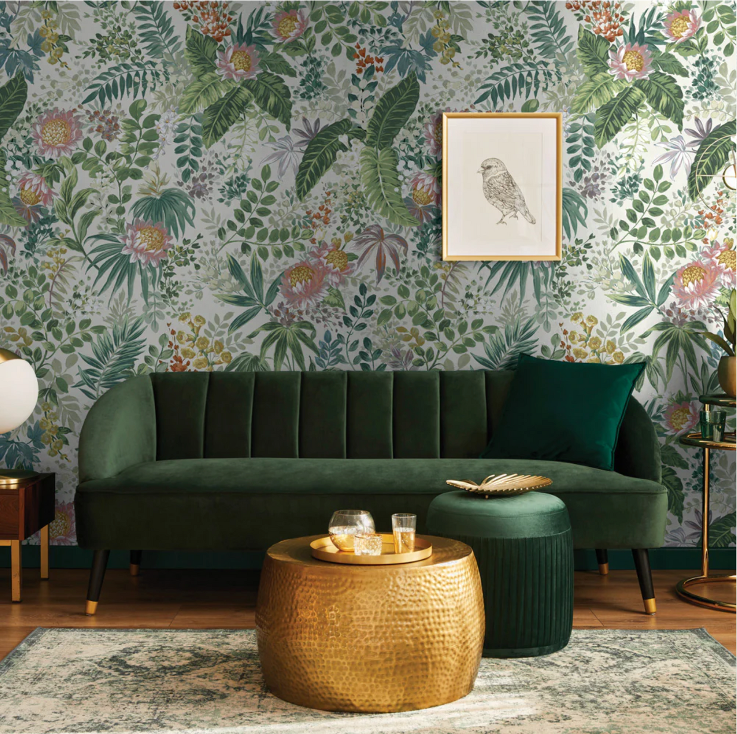Beverly Floral Peel and Stick Wall Mural