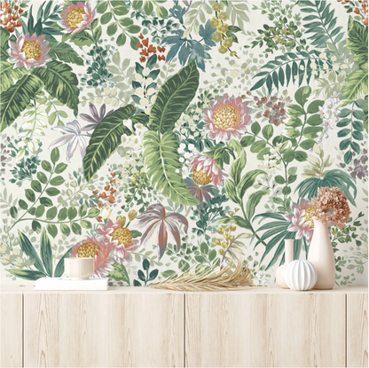Beverly Floral Peel and Stick Wall Mural