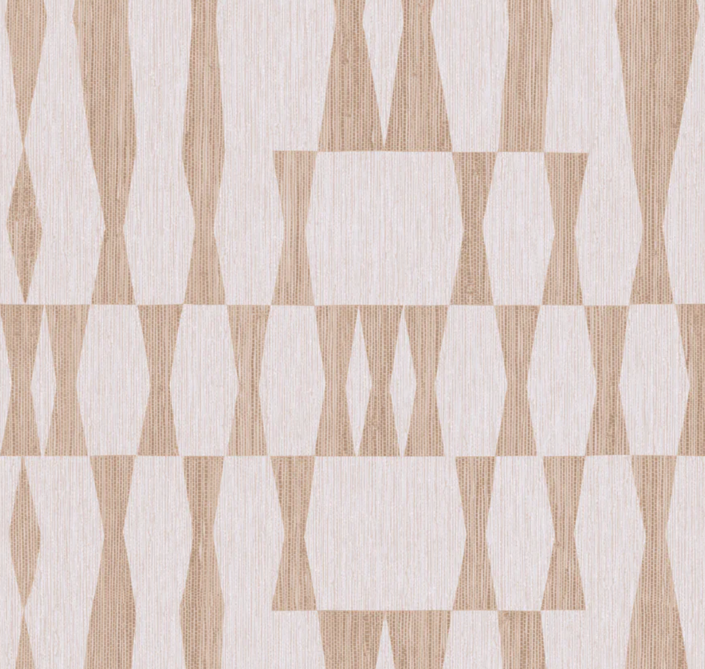 Faux Grasscloth Geo Peel and Stick Wallpaper