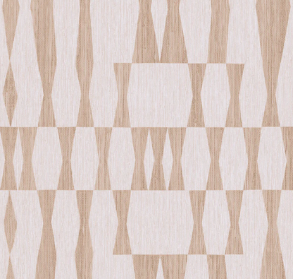 Faux Grasscloth Geo Peel and Stick Wallpaper