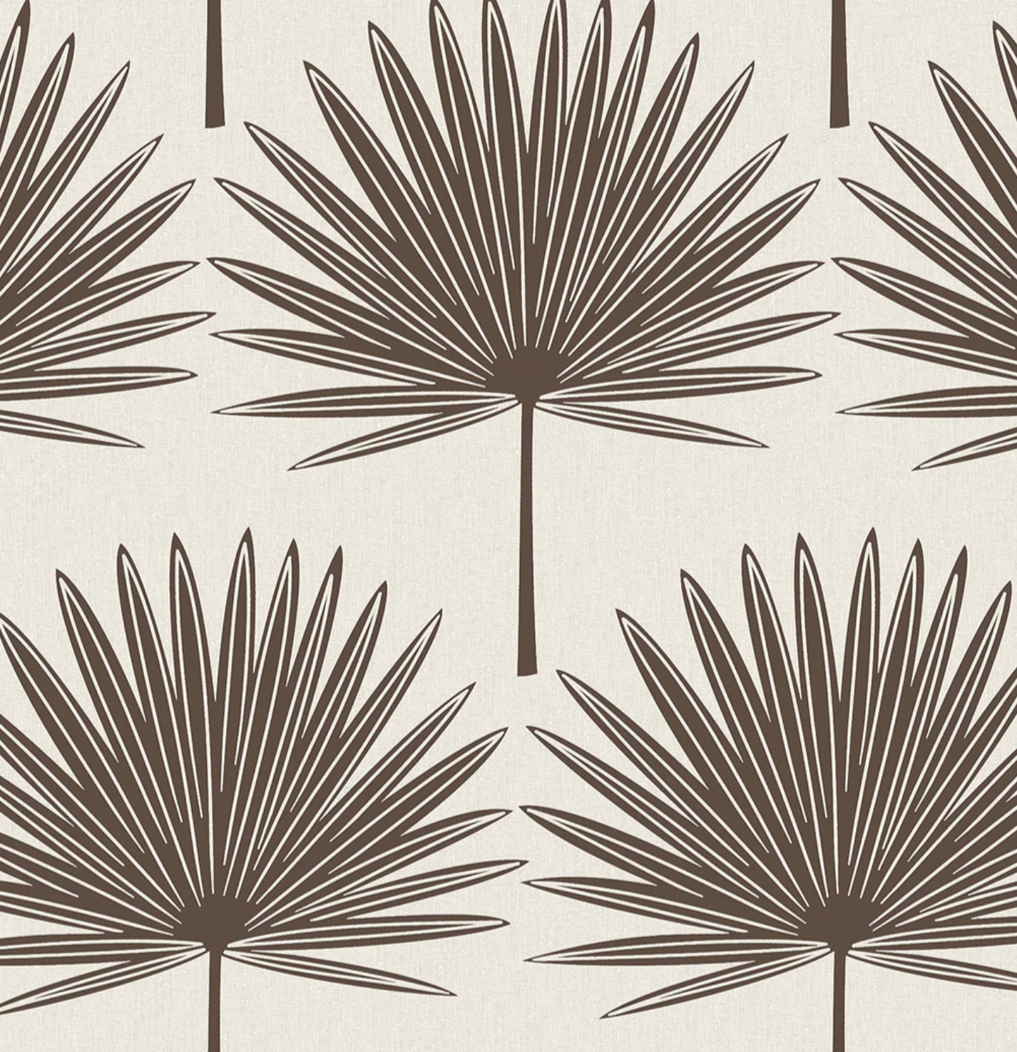 Stamped Palm Peel and Stick Wallpaper