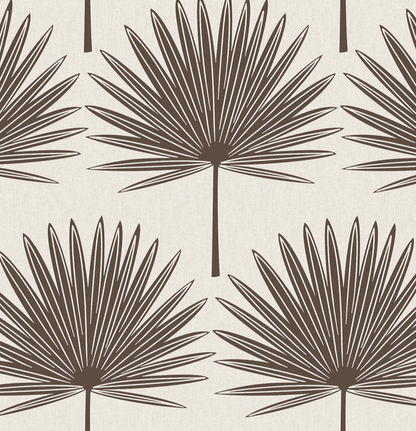 Stamped Palm Peel and Stick Wallpaper