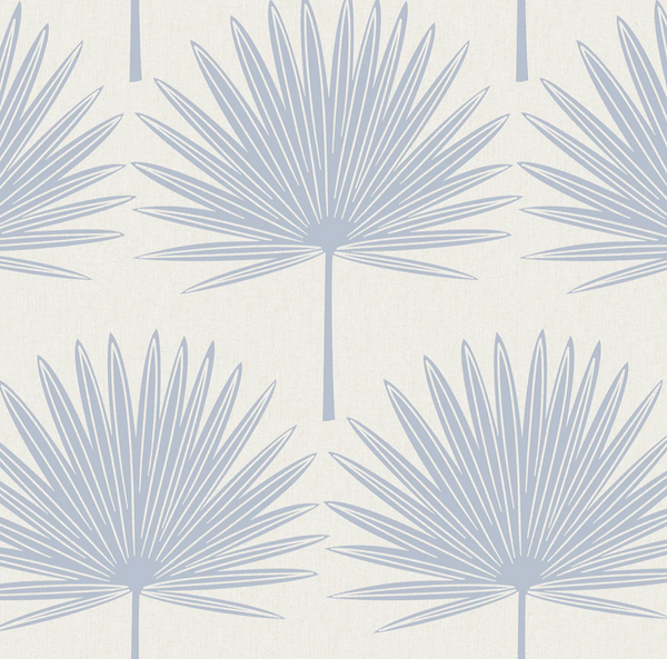 Stamped Palm Peel and Stick Wallpaper